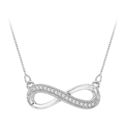 10K White Gold .6 ct. Diamond Fashion Pendant