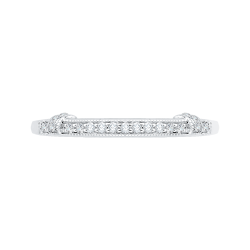 Round Diamond Wedding Band