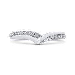 10K White Gold 1/5 Ct Diamond Fashion Ring