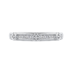 10K White Gold 1/5 Ct Diamond Fashion Ring