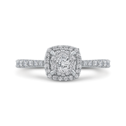 10K White Gold 5/8 ct White Diamond Fashion Ring